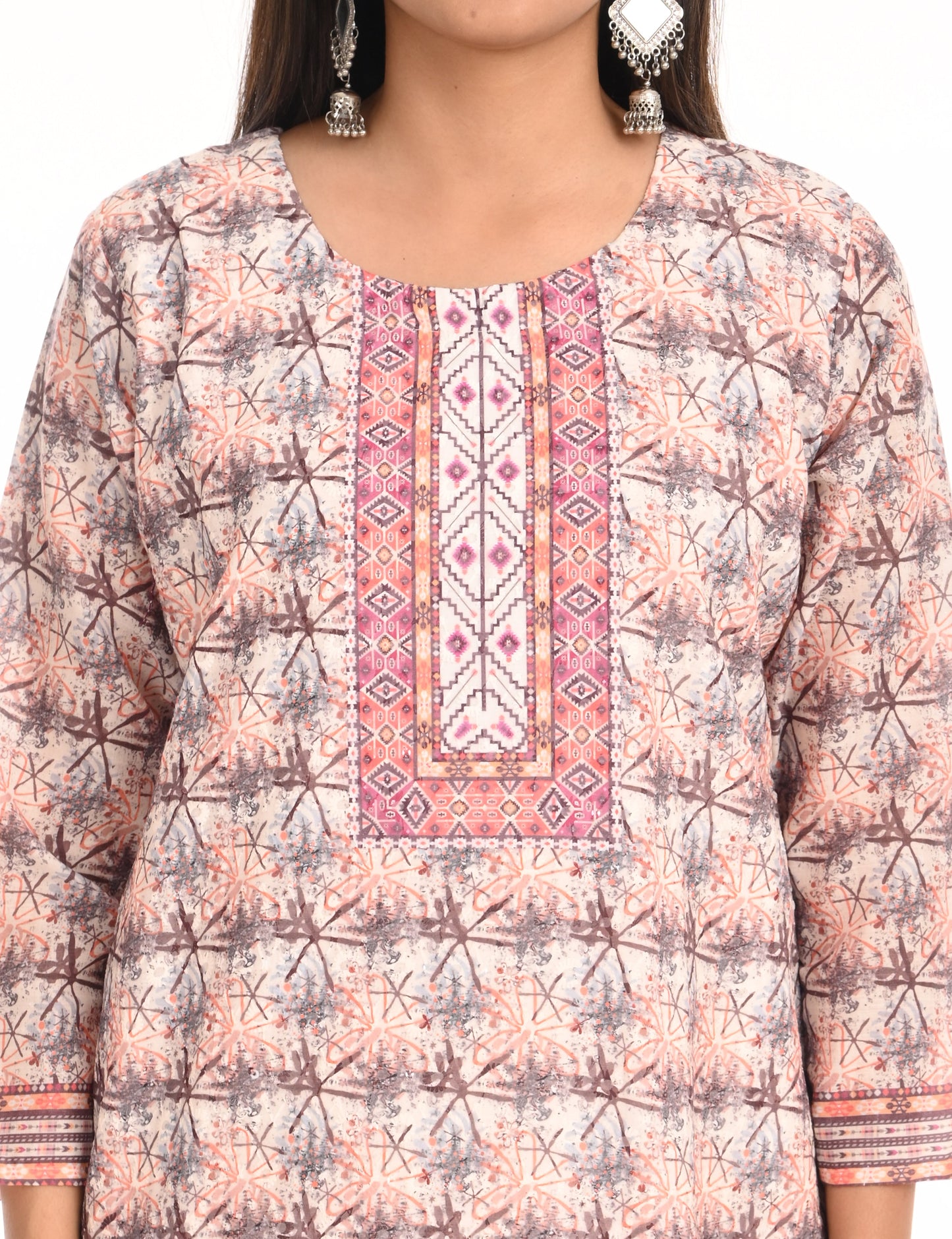 ONVIEW | 1127 | COTTON CHIKANKARI WORK WITH DIGITAL PRINT