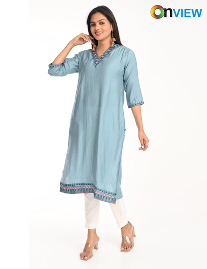 ONVIEW | 1421 | ROMAN SILK EMBROIDERY WITH BORDER