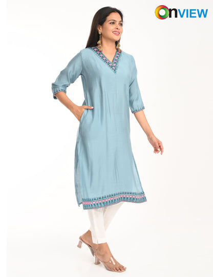 ONVIEW | 1421 | ROMAN SILK EMBROIDERY WITH BORDER