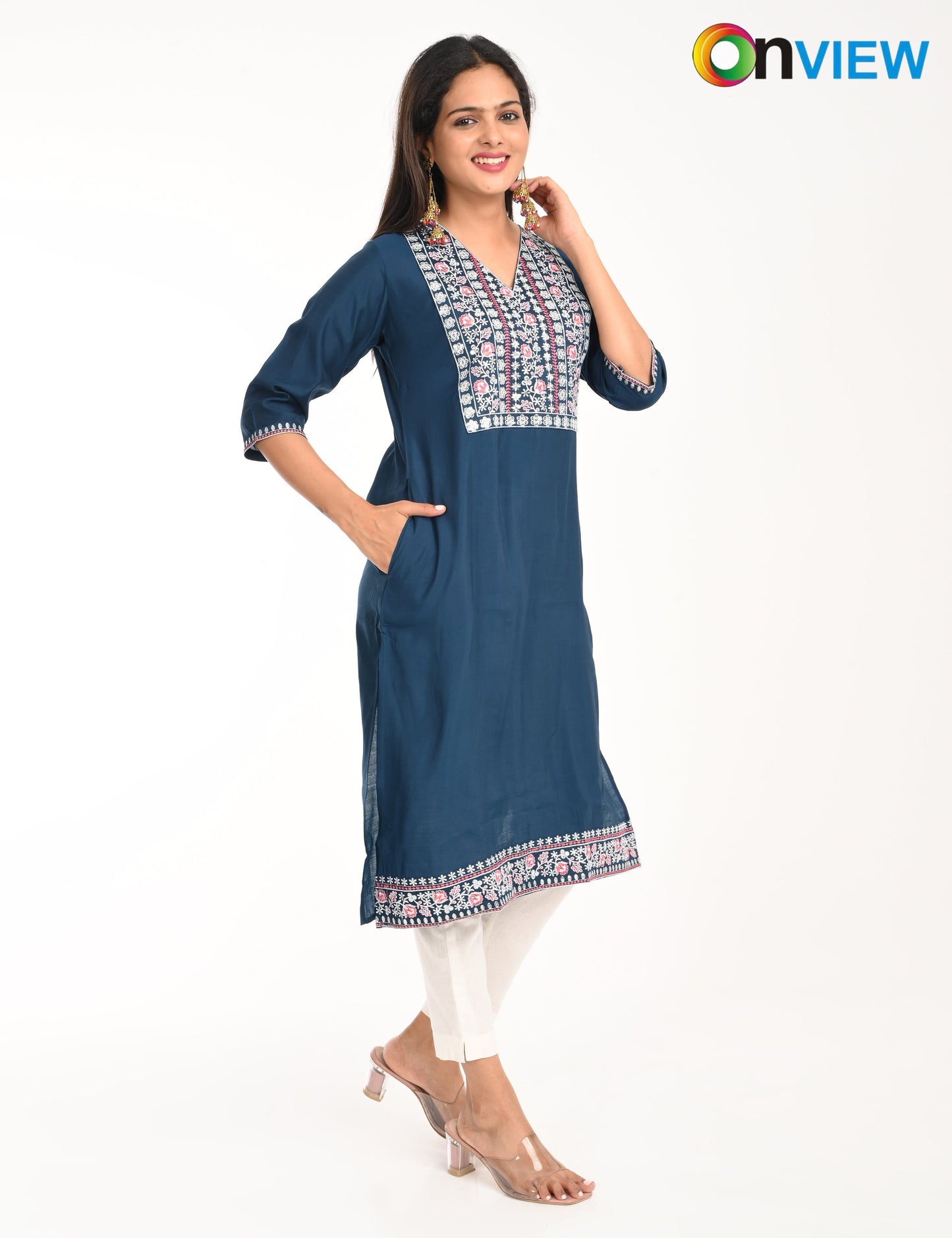 ONVIEW | 1423 | ROMAN SILK EMBROIDERY WITH BORDER