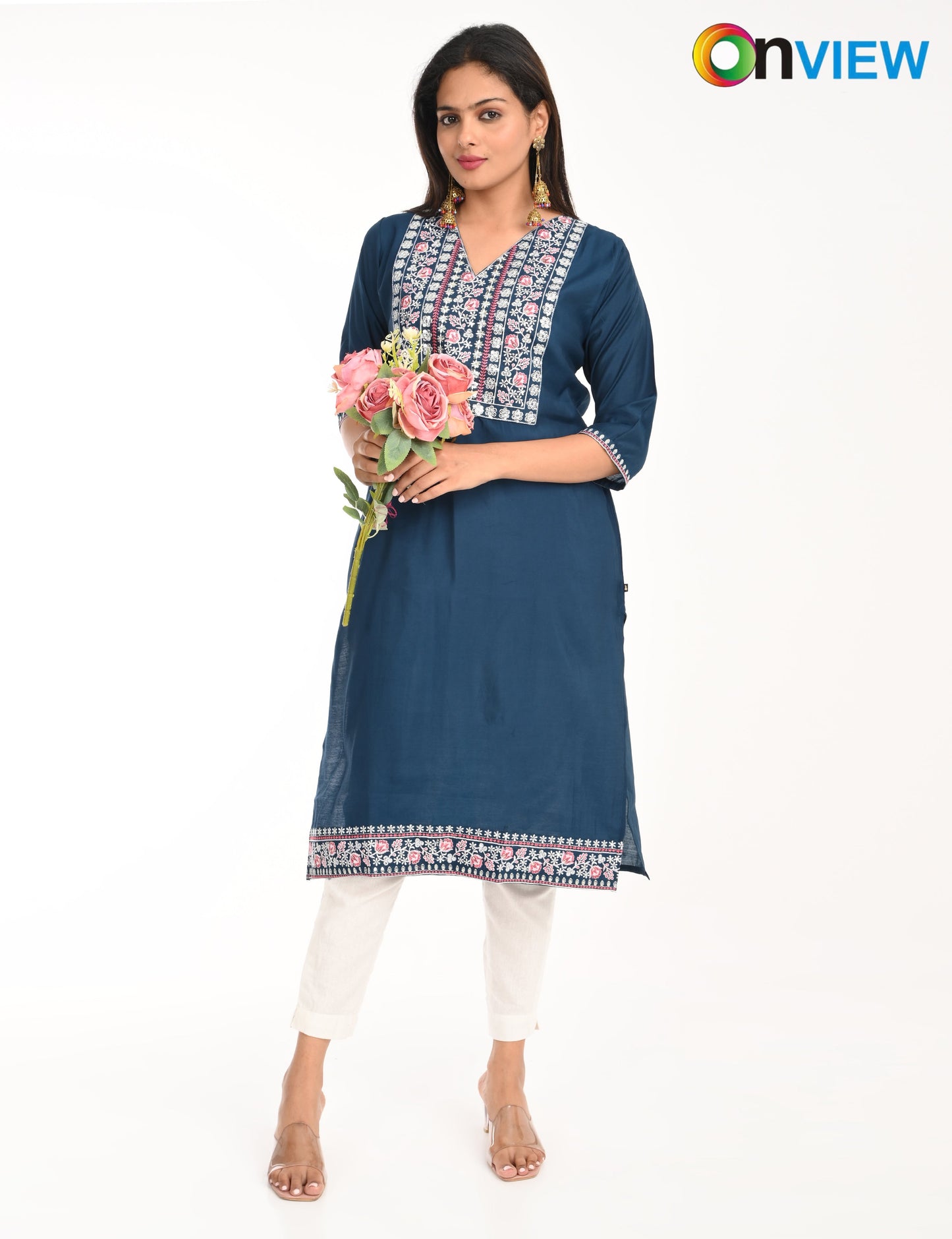 ONVIEW | 1423 | ROMAN SILK EMBROIDERY WITH BORDER