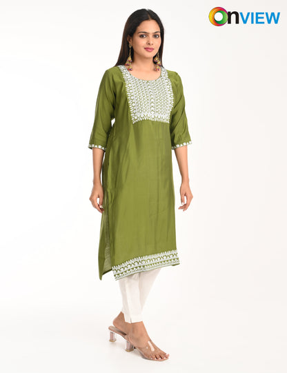 ONVIEW | 1425 | ROMAN SILK EMBROIDERY WITH BORDER