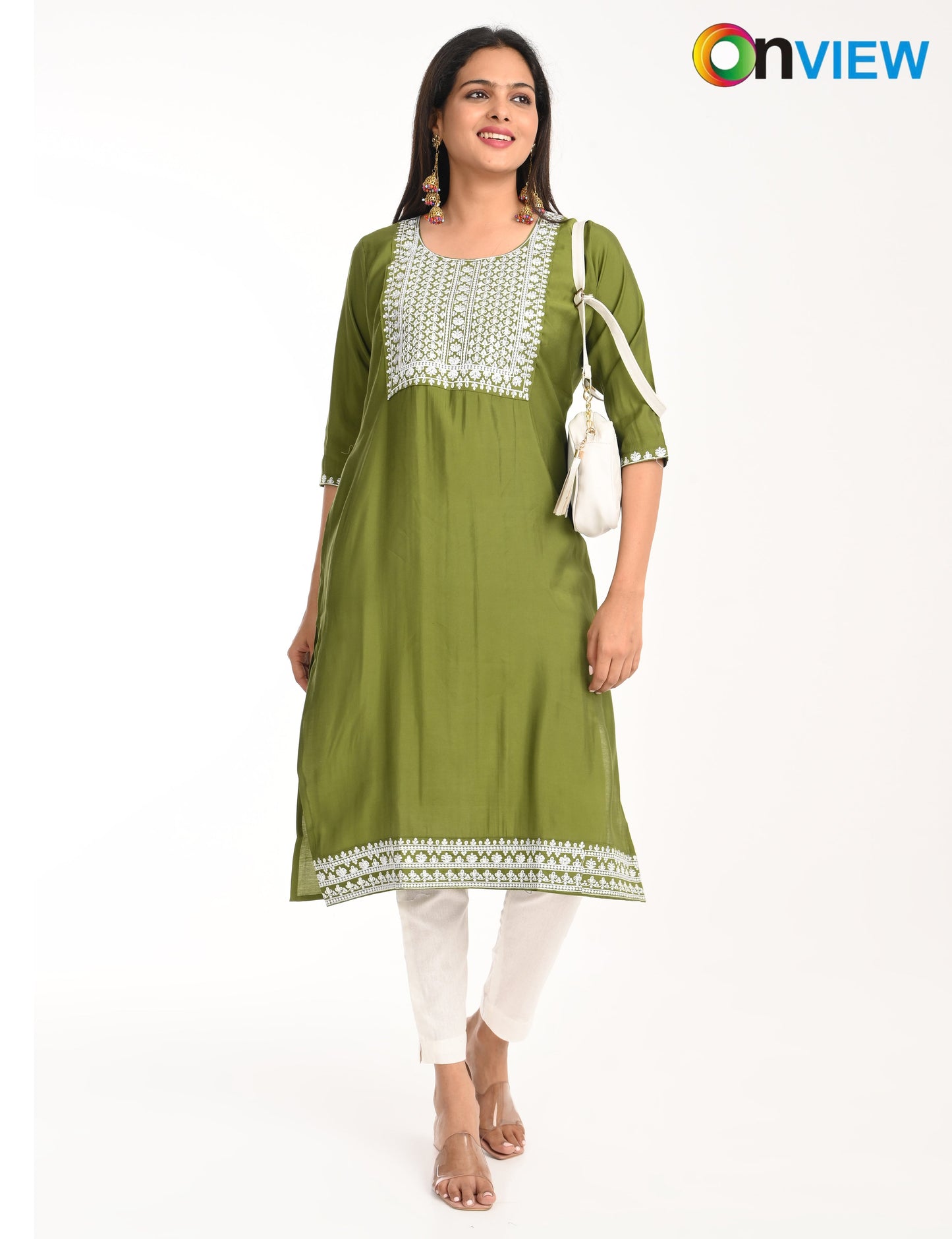 ONVIEW | 1425 | ROMAN SILK EMBROIDERY WITH BORDER