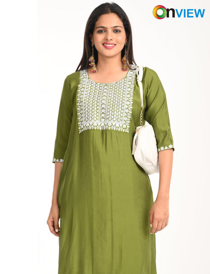 ONVIEW | 1425 | ROMAN SILK EMBROIDERY WITH BORDER