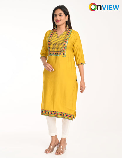 ONVIEW | 1427 | ROMAN SILK EMBROIDERY WITH BORDER