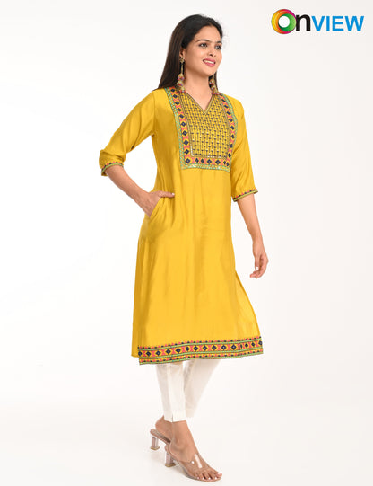 ONVIEW | 1427 | ROMAN SILK EMBROIDERY WITH BORDER