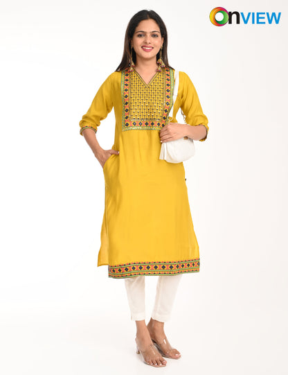 ONVIEW | 1427 | ROMAN SILK EMBROIDERY WITH BORDER