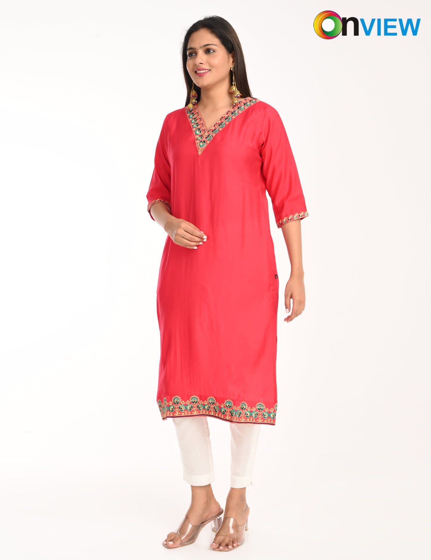 ONVIEW | 1428 | ROMAN SILK EMBROIDERY WITH BORDER