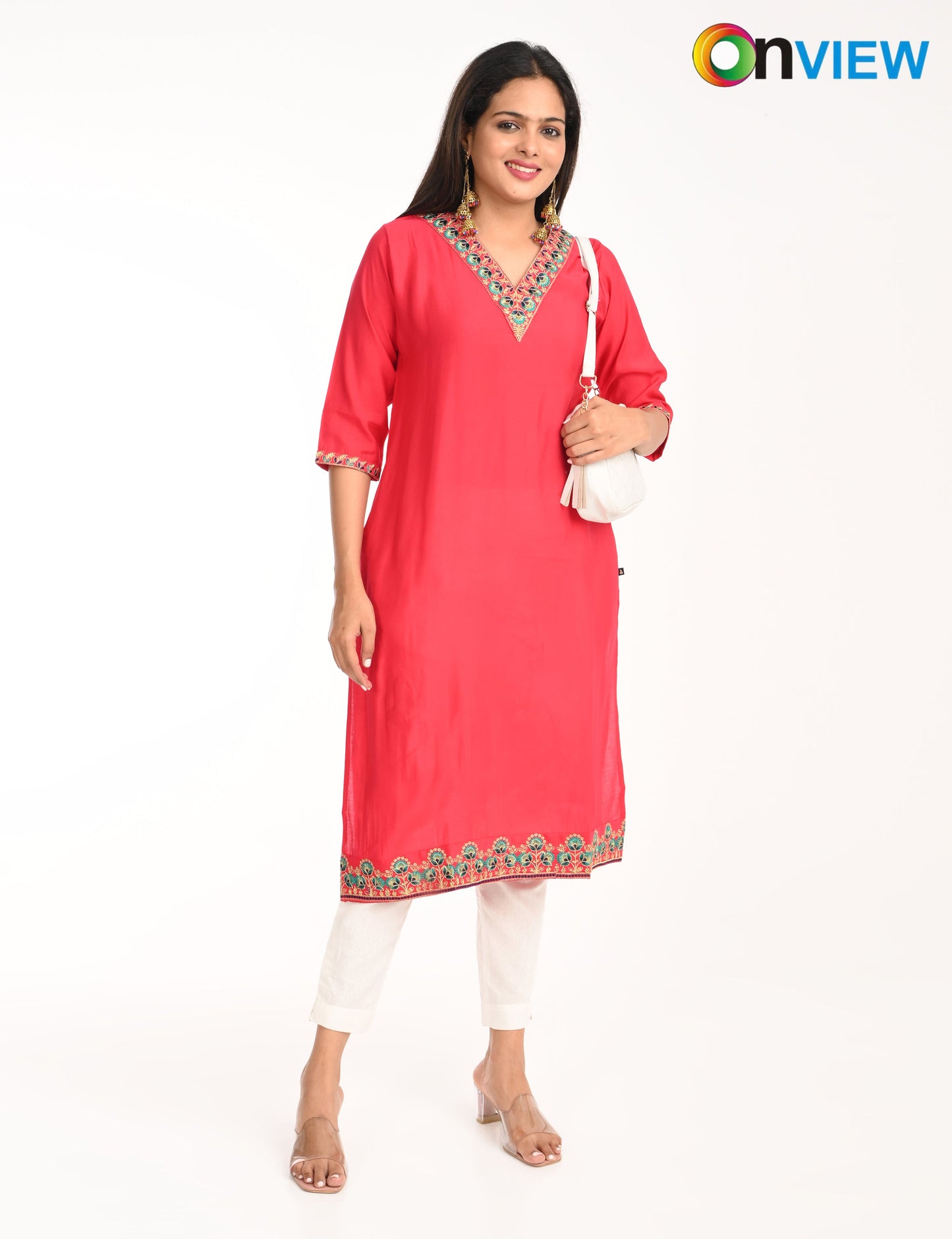 ONVIEW | 1428 | ROMAN SILK EMBROIDERY WITH BORDER