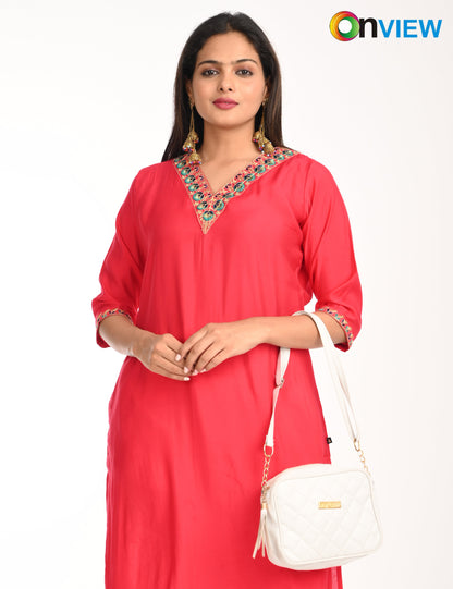 ONVIEW | 1428 | ROMAN SILK EMBROIDERY WITH BORDER