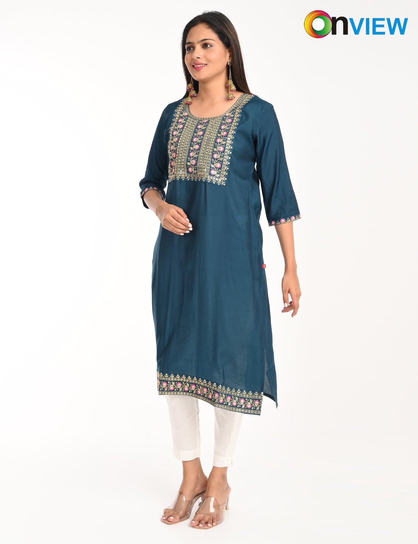 ONVIEW | 1429 | ROMAN SILK EMBROIDERY WITH BORDER