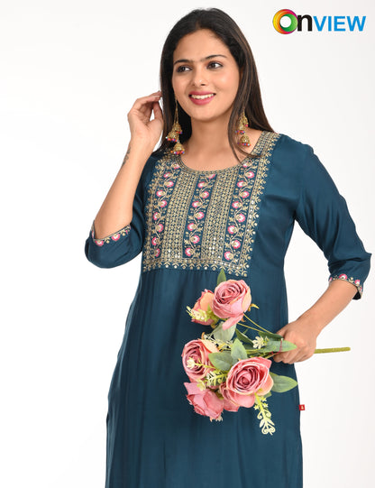 ONVIEW | 1429 | ROMAN SILK EMBROIDERY WITH BORDER