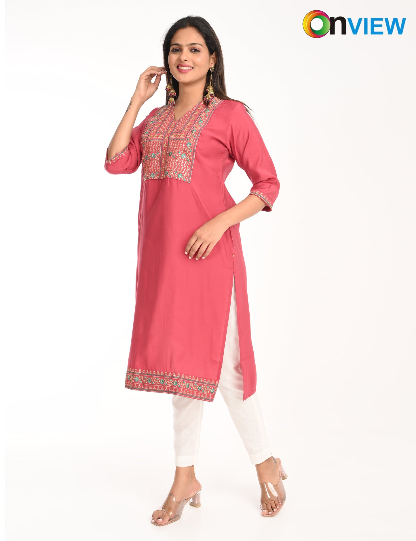 ONVIEW | 1430 | ROMAN SILK EMBROIDERY WITH BORDER