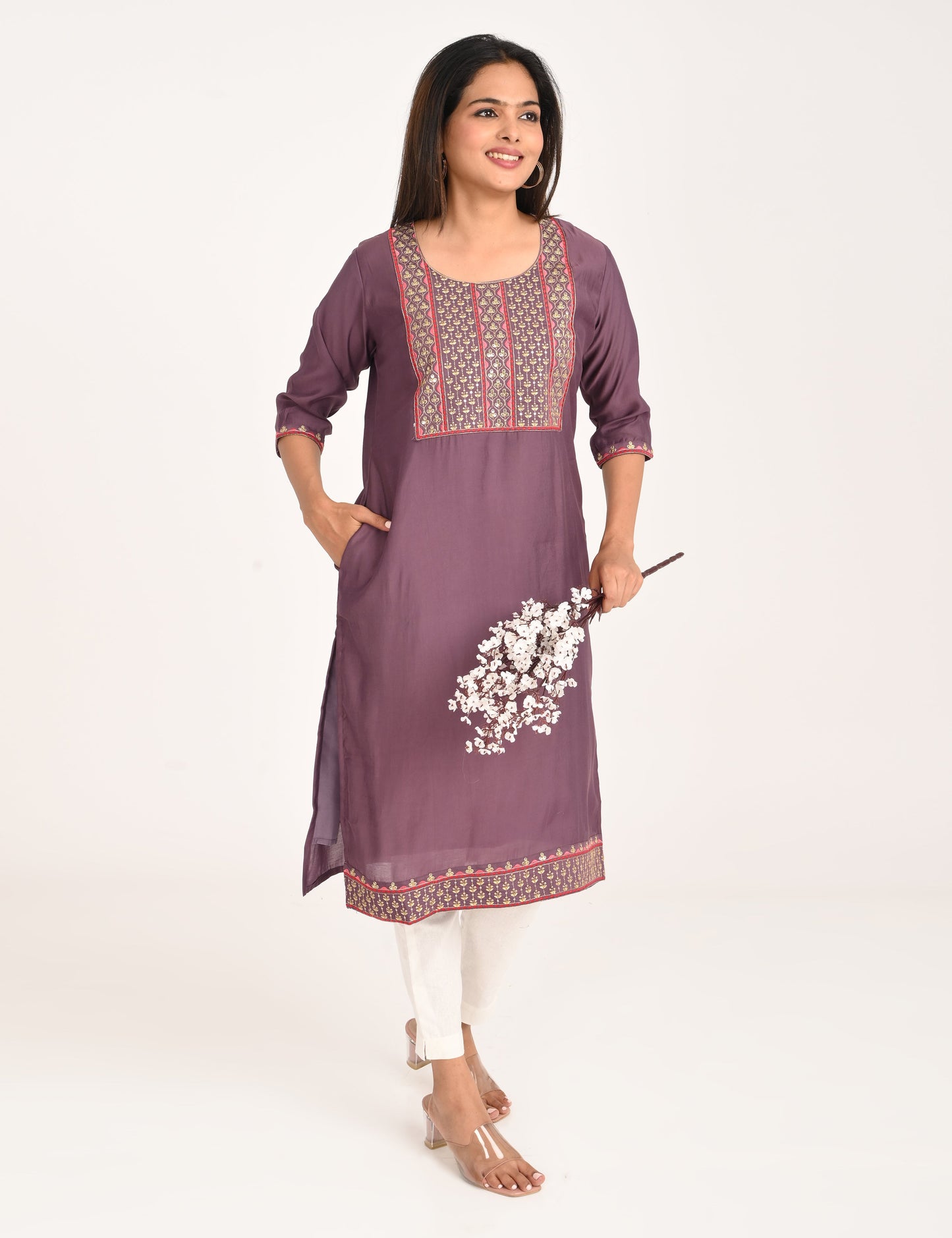 ONVIEW | 1431 | ROMAN SILK EMBROIDERY BORDER WITH LINING