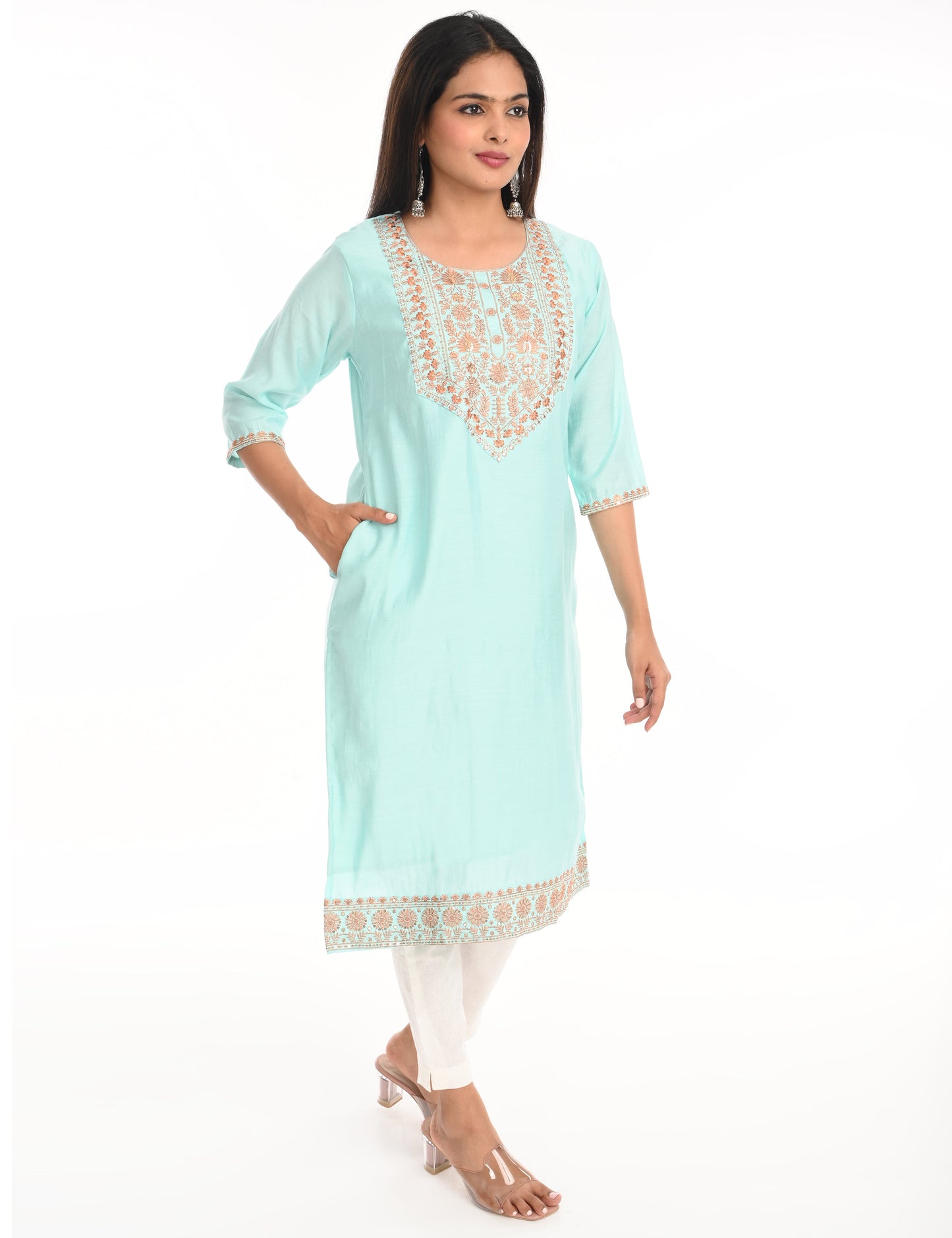 ONVIEW | 1432 | ROMAN SILK EMBROIDERY BORDER WITH LINING