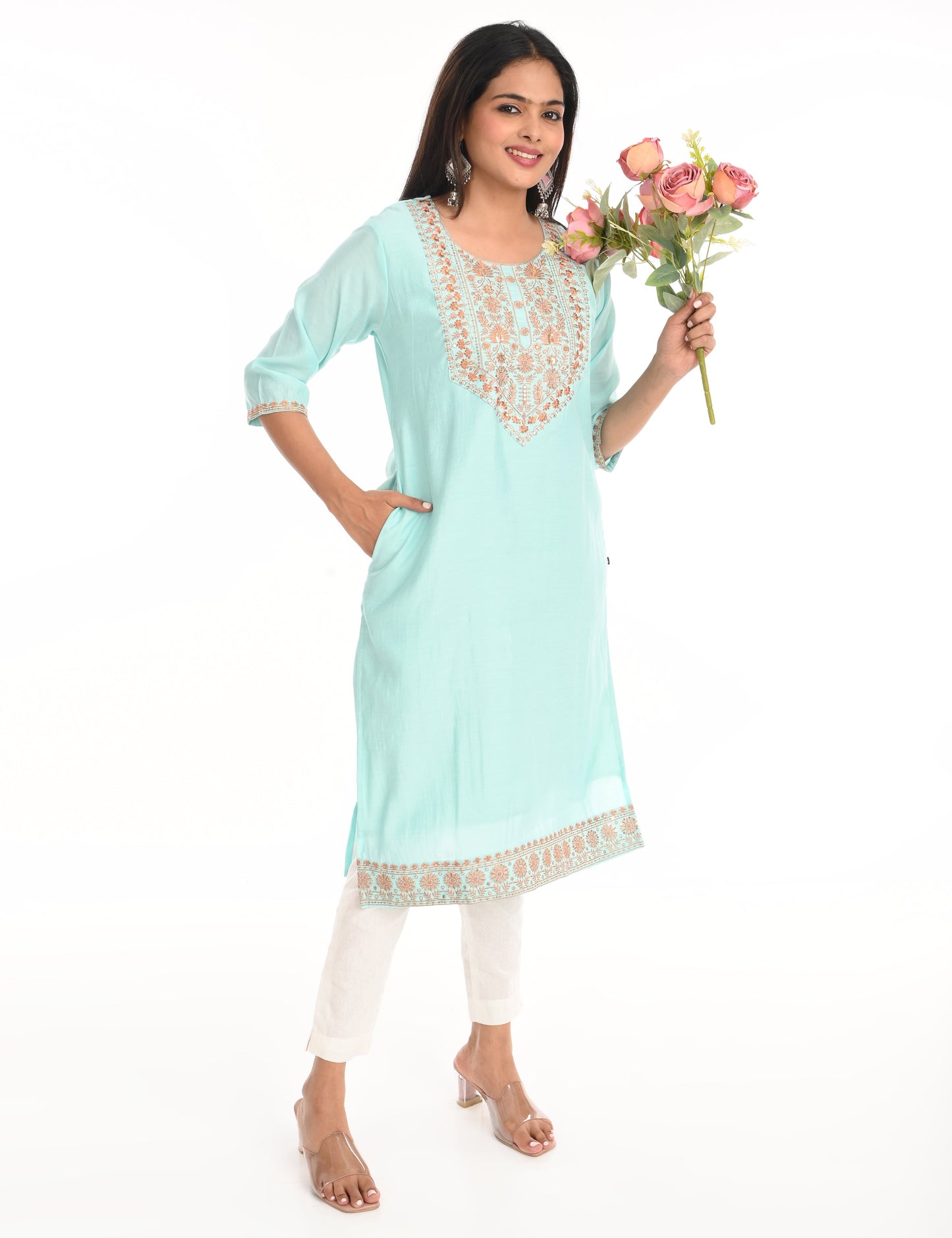 ONVIEW | 1432 | ROMAN SILK EMBROIDERY BORDER WITH LINING