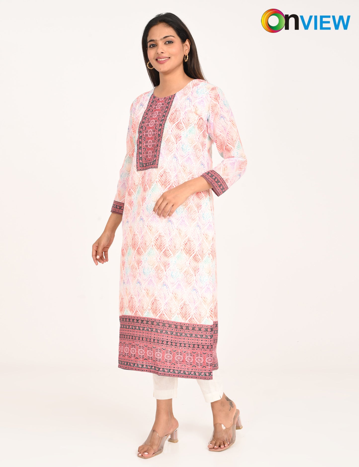 ONVIEW | 511 | COTTON CHIKANKARI WORK WITH DIGITAL PRINT