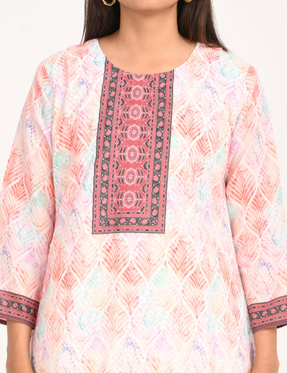 ONVIEW | 511 | COTTON CHIKANKARI WORK WITH DIGITAL PRINT