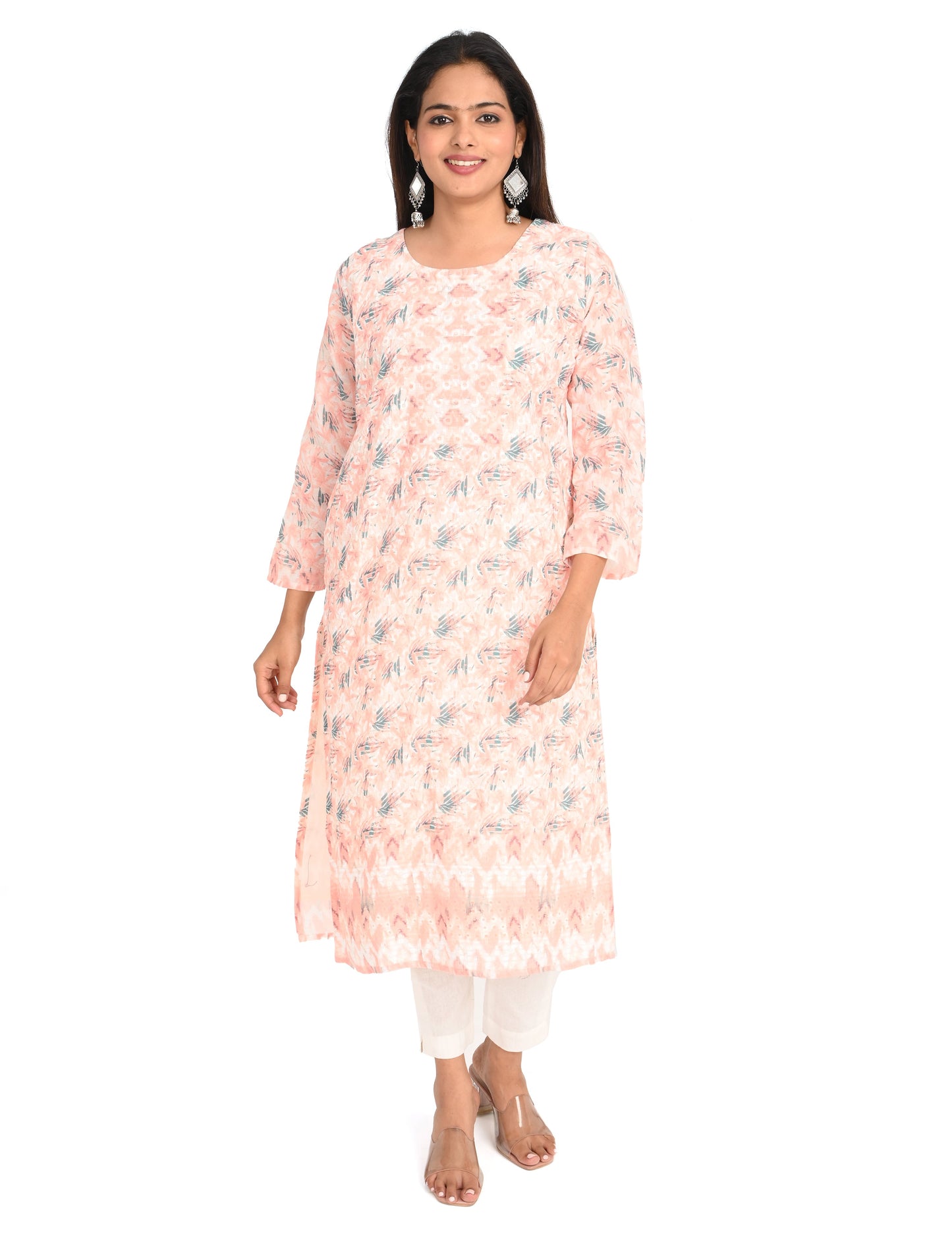 ONVIEW | 515 | COTTON CHIKANKARI WORK WITH DIGITAL PRINT