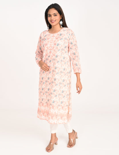 ONVIEW | 515 | COTTON CHIKANKARI WORK WITH DIGITAL PRINT