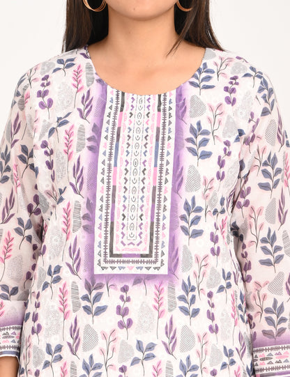 ONVIEW | 992 | COTTON CHIKANKARI WORK WITH DIGITAL PRINT