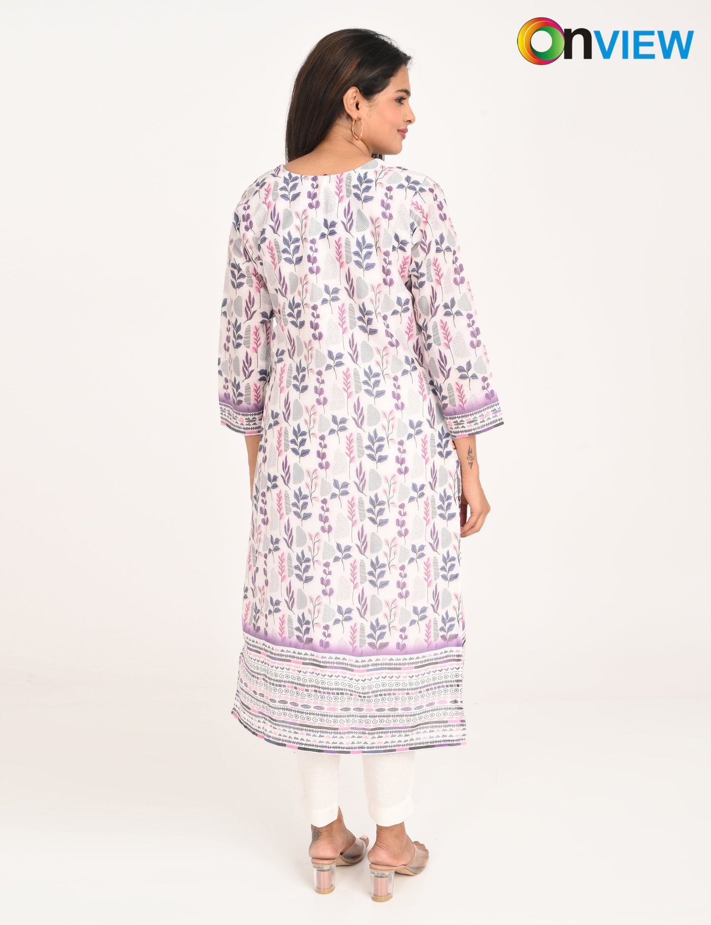 ONVIEW | 992 | COTTON CHIKANKARI WORK WITH DIGITAL PRINT