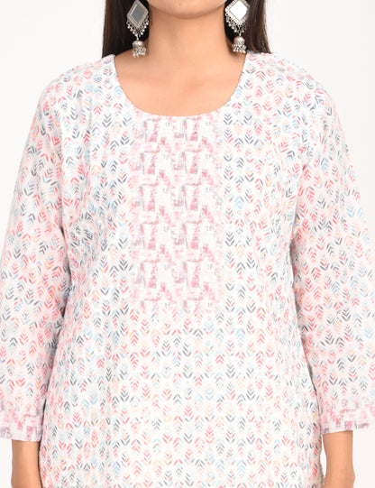 ONVIEW | 993 | COTTON CHIKANKARI WORK WITH DIGITAL PRINT