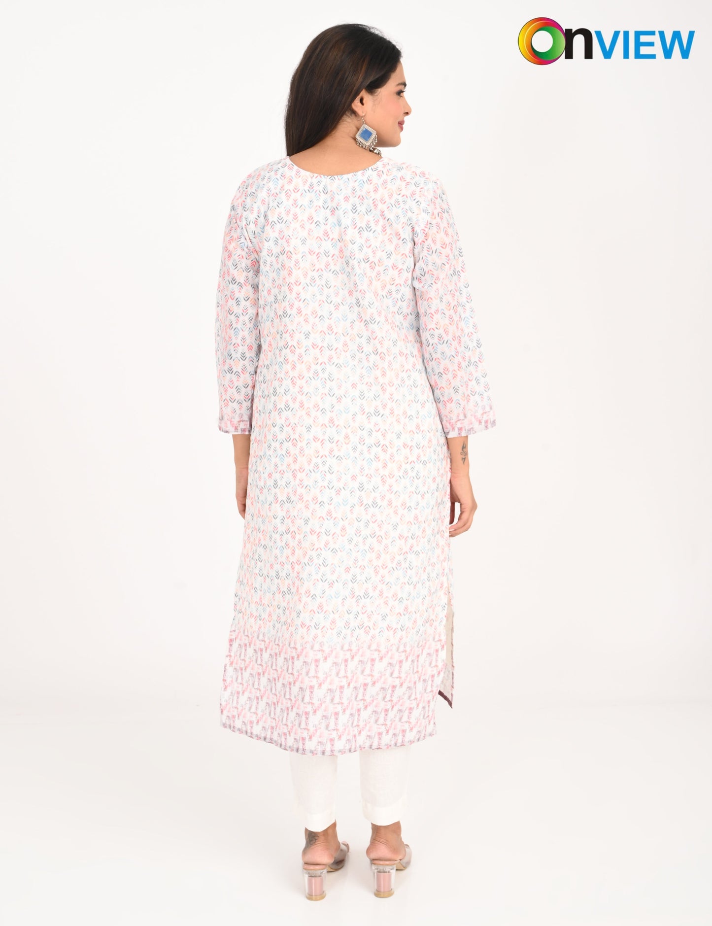 ONVIEW | 993 | COTTON CHIKANKARI WORK WITH DIGITAL PRINT