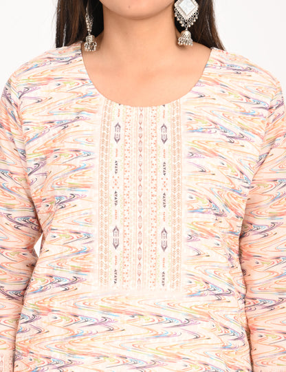 ONVIEW | 994 | COTTON CHIKANKARI WORK WITH DIGITAL PRINT