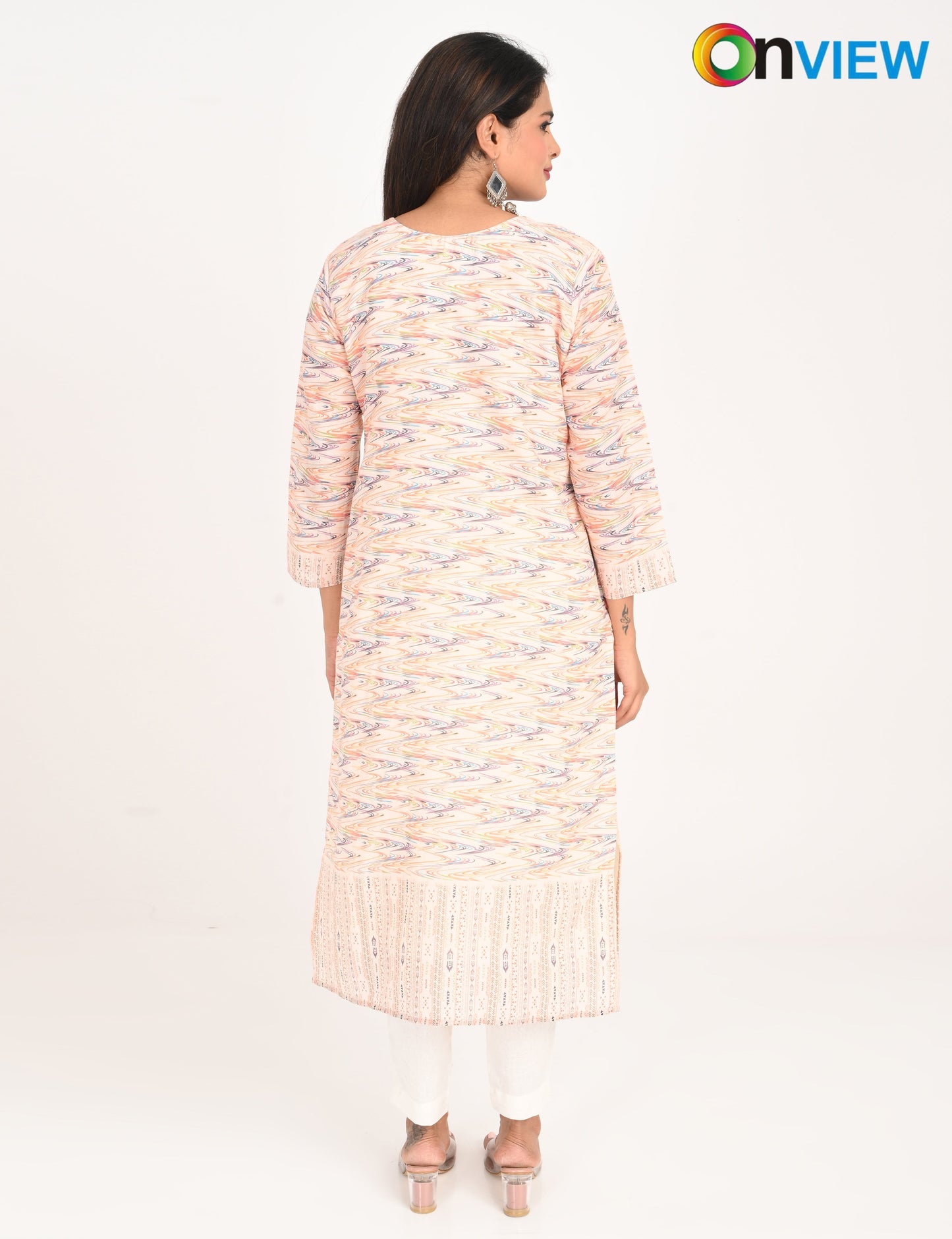 ONVIEW | 994 | COTTON CHIKANKARI WORK WITH DIGITAL PRINT