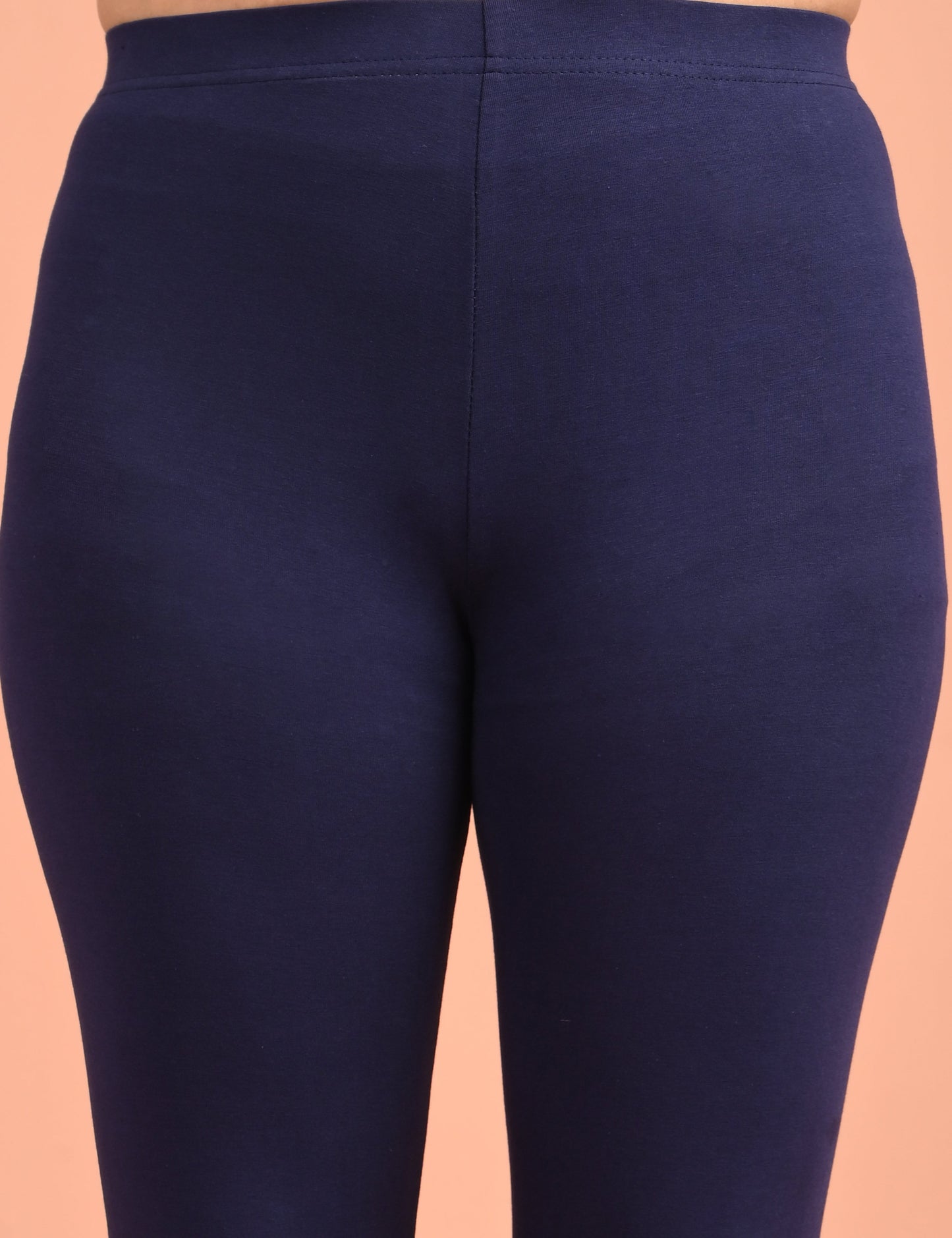 CHEMOX | 241 | New Navy Cotton Lycra Ankle Length Legging 180gsm