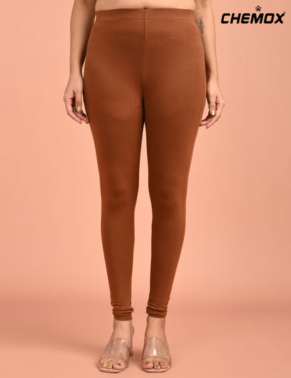 CHEMOX | 244 | Honey Cotton Lycra Ankle Length Legging 180gsm