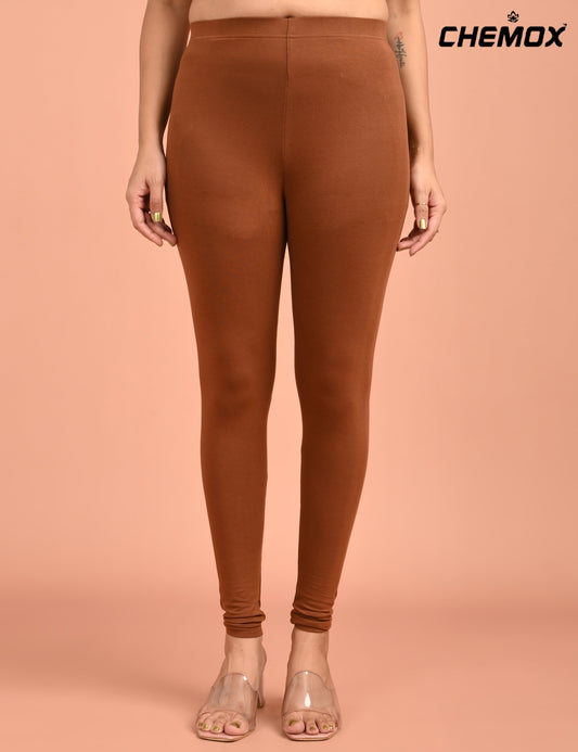 CHEMOX | 244 | Honey Cotton Lycra Ankle Length Legging 180gsm