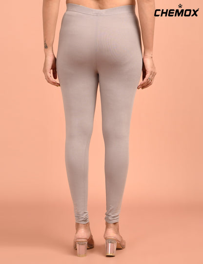 CHEMOX | 248 | Ash Cotton Lycra Ankle Length Legging 180gsm