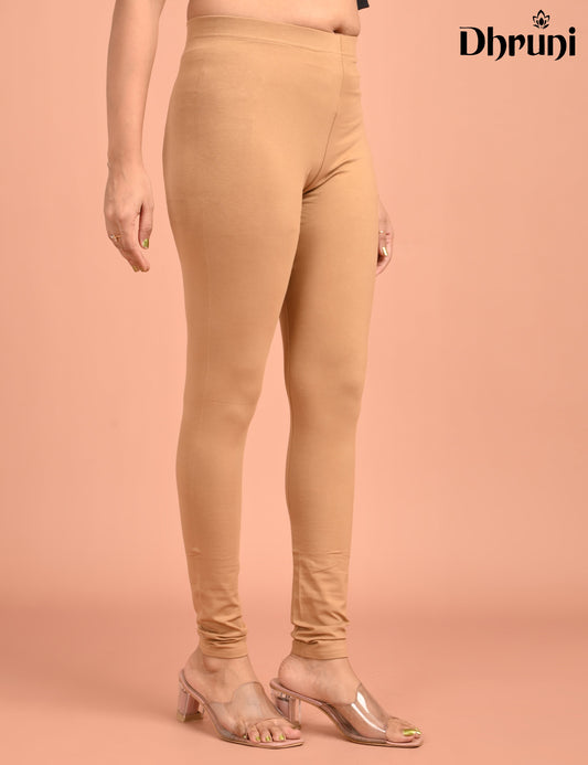 DHRUNI | 126 | Dark Skin Cotton Lycra Ankle Length Legging 220gsm