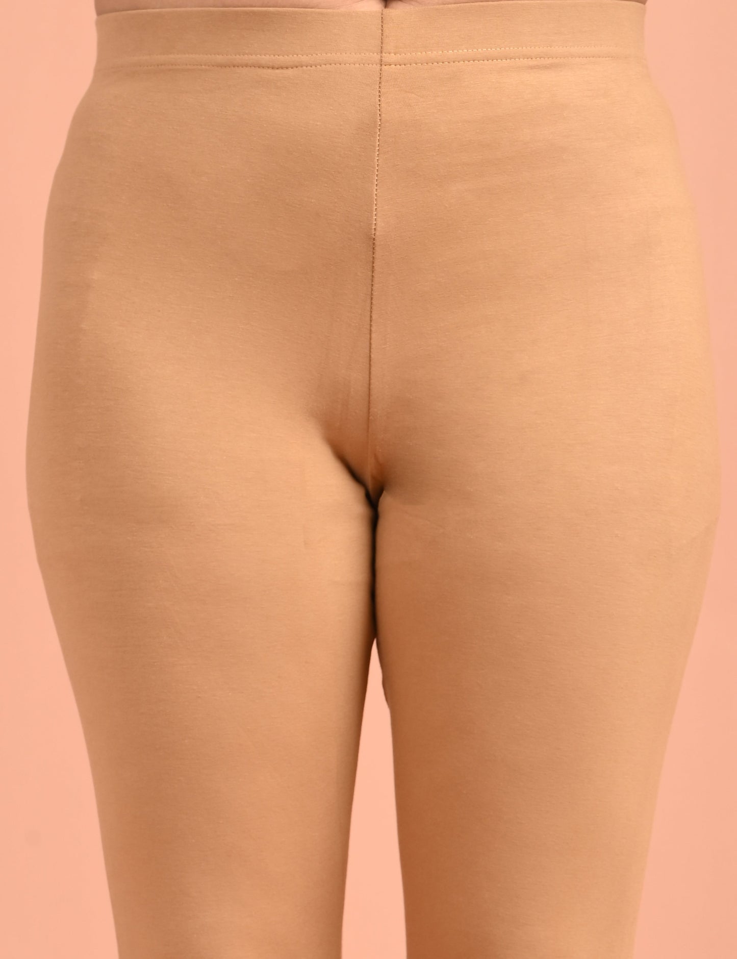 DHRUNI | 126 | Dark Skin Cotton Lycra Ankle Length Legging 220gsm