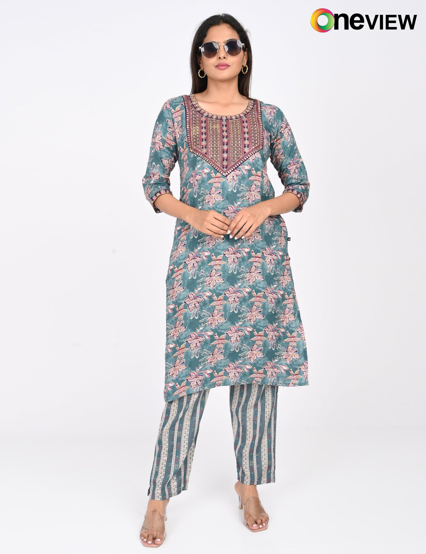 ONEVIEW | 1440 | CAPSULE 2 PIECE SET WITH EMBROIDERY