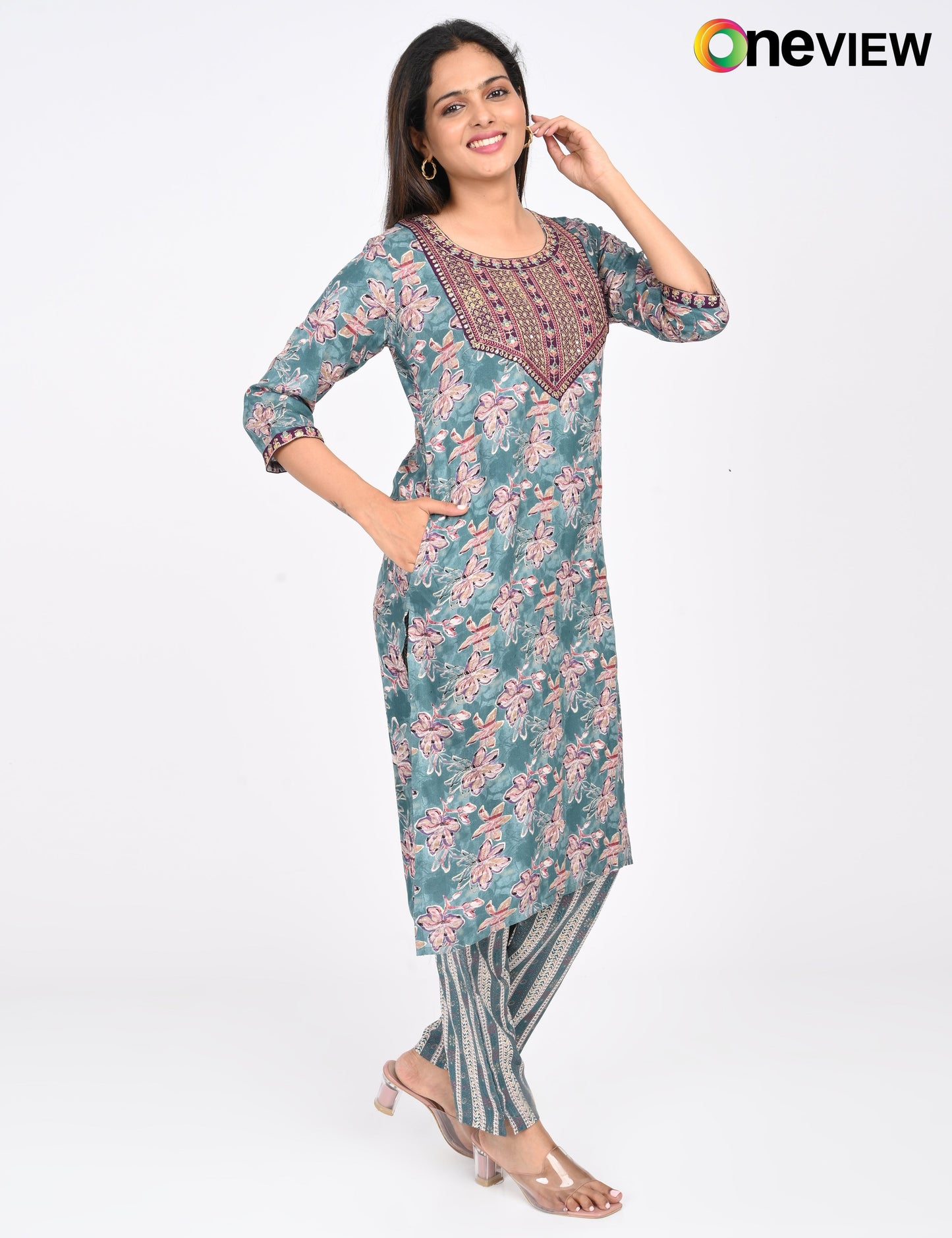 ONEVIEW | 1440 | CAPSULE 2 PIECE SET WITH EMBROIDERY