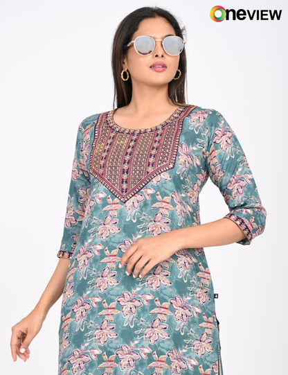 ONEVIEW | 1440 | CAPSULE 2 PIECE SET WITH EMBROIDERY