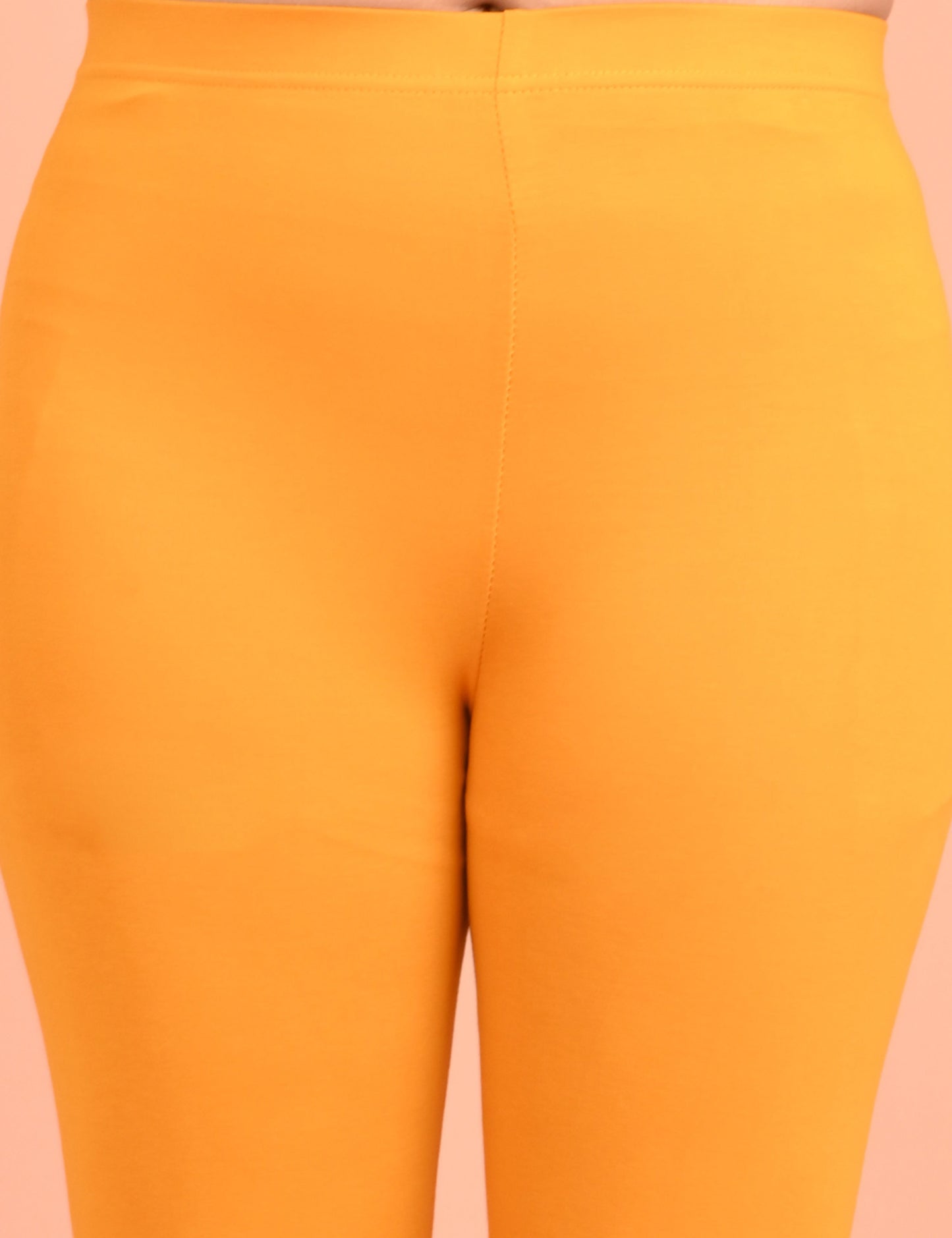 ONVIEW | 001 | Mustard Cotton Lycra Ankle Length Legging 220gsm