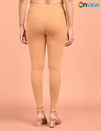 ONVIEW | 004 | Fawn Cotton Lycra Ankle Length Legging 220gsm