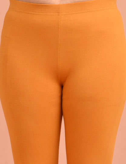 ONVIEW | 034 | Dark Mustard Cotton Lycra Ankle Length Legging 220gsm