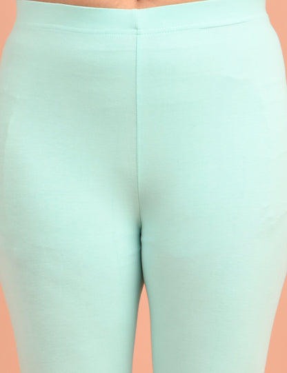 ONVIEW | 040 | Light Pista Cotton Lycra Ankle Length Legging 220gsm