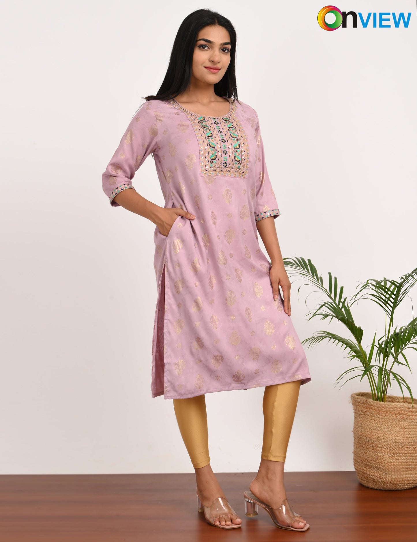 ONVIEW | 068| DOBBY BIG EMBROIDARY