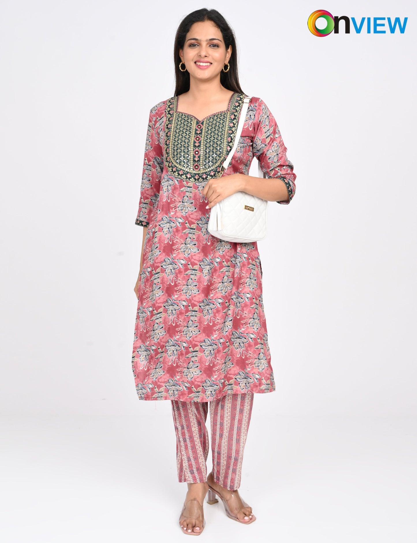 ONVIEW | 1409 | CAPSULE 2 PIECE SET WITH EMBROIDERY