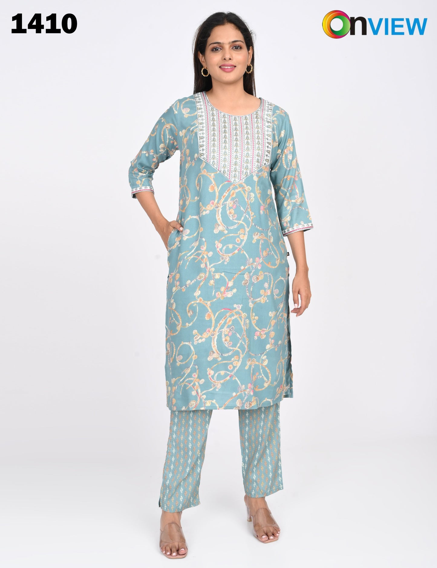 ONVIEW | 1410 | CAPSULE 2 PIECE SET WITH EMBROIDERY