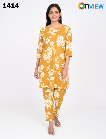 ONVIEW | 1414 | RAYON CO-ORD SET