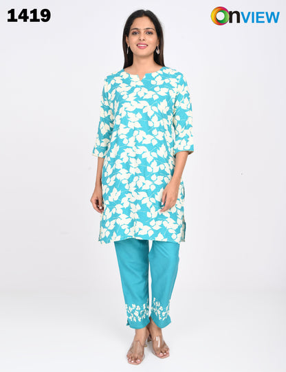 ONVIEW | 1419 | RAYON CO-ORD SET