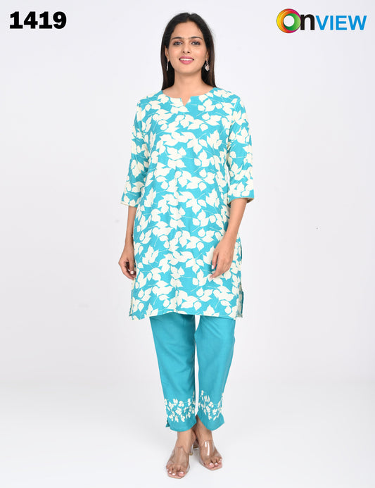 ONVIEW | 1419 | RAYON CO-ORD SET