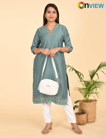 ONVIEW | 1435 | ROMAN SILK EMBROIDERY BORDER WITH LINING